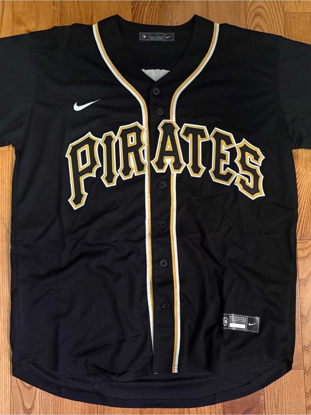 Paul Skenes Pittsburgh Pirates MLB Black Jersey STITCHED NEW Size Large
